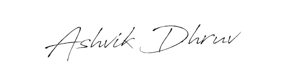 Design your own signature with our free online signature maker. With this signature software, you can create a handwritten (Antro_Vectra) signature for name Ashvik Dhruv. Ashvik Dhruv signature style 6 images and pictures png