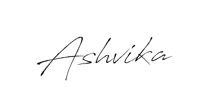 Create a beautiful signature design for name Ashvika. With this signature (Antro_Vectra) fonts, you can make a handwritten signature for free. Ashvika signature style 6 images and pictures png