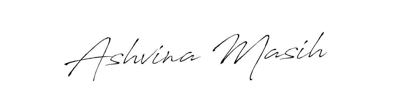 Create a beautiful signature design for name Ashvina Masih. With this signature (Antro_Vectra) fonts, you can make a handwritten signature for free. Ashvina Masih signature style 6 images and pictures png