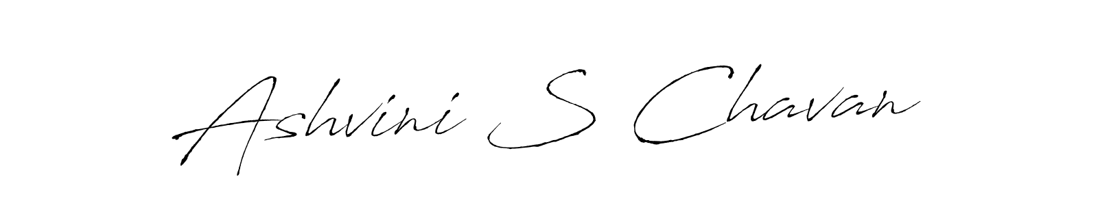 Ashvini S Chavan stylish signature style. Best Handwritten Sign (Antro_Vectra) for my name. Handwritten Signature Collection Ideas for my name Ashvini S Chavan. Ashvini S Chavan signature style 6 images and pictures png