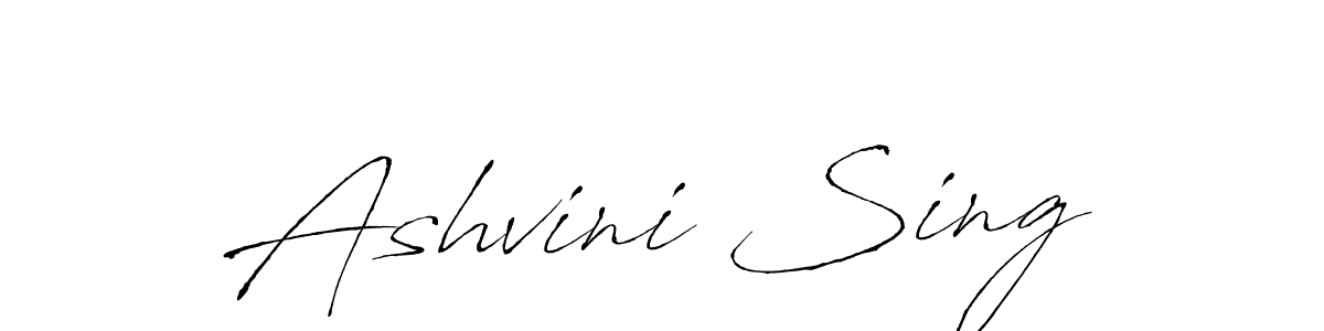 Also You can easily find your signature by using the search form. We will create Ashvini Sing name handwritten signature images for you free of cost using Antro_Vectra sign style. Ashvini Sing signature style 6 images and pictures png