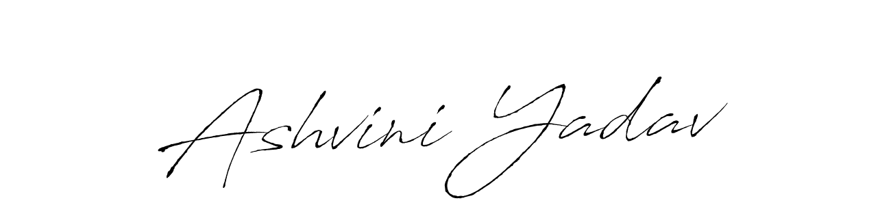 Create a beautiful signature design for name Ashvini Yadav. With this signature (Antro_Vectra) fonts, you can make a handwritten signature for free. Ashvini Yadav signature style 6 images and pictures png