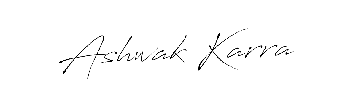 Antro_Vectra is a professional signature style that is perfect for those who want to add a touch of class to their signature. It is also a great choice for those who want to make their signature more unique. Get Ashwak Karra name to fancy signature for free. Ashwak Karra signature style 6 images and pictures png