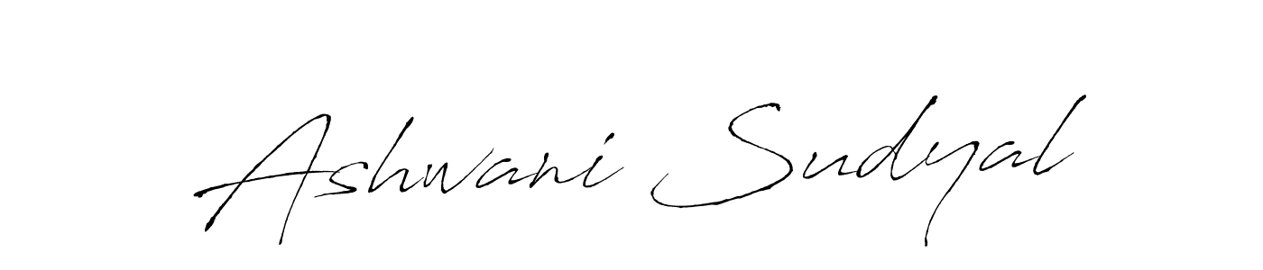 This is the best signature style for the Ashwani Sudyal name. Also you like these signature font (Antro_Vectra). Mix name signature. Ashwani Sudyal signature style 6 images and pictures png