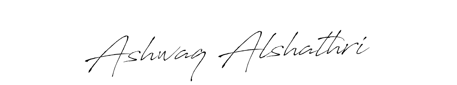 How to make Ashwaq Alshathri signature? Antro_Vectra is a professional autograph style. Create handwritten signature for Ashwaq Alshathri name. Ashwaq Alshathri signature style 6 images and pictures png