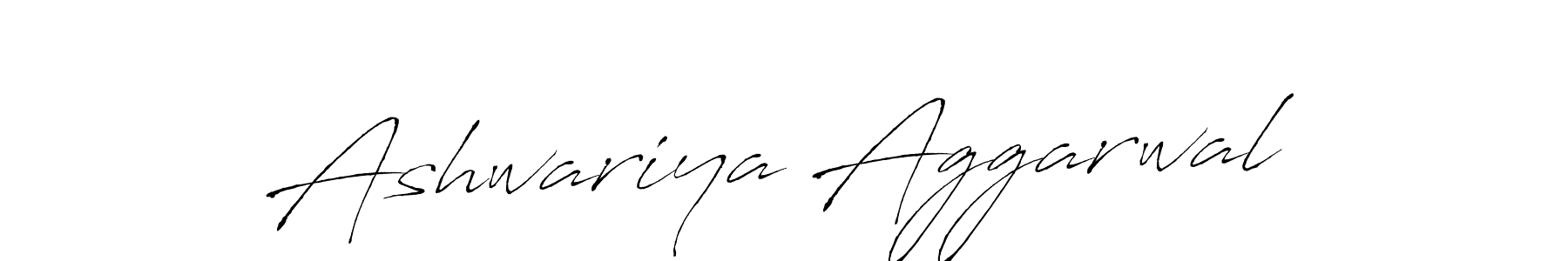 Design your own signature with our free online signature maker. With this signature software, you can create a handwritten (Antro_Vectra) signature for name Ashwariya Aggarwal. Ashwariya Aggarwal signature style 6 images and pictures png