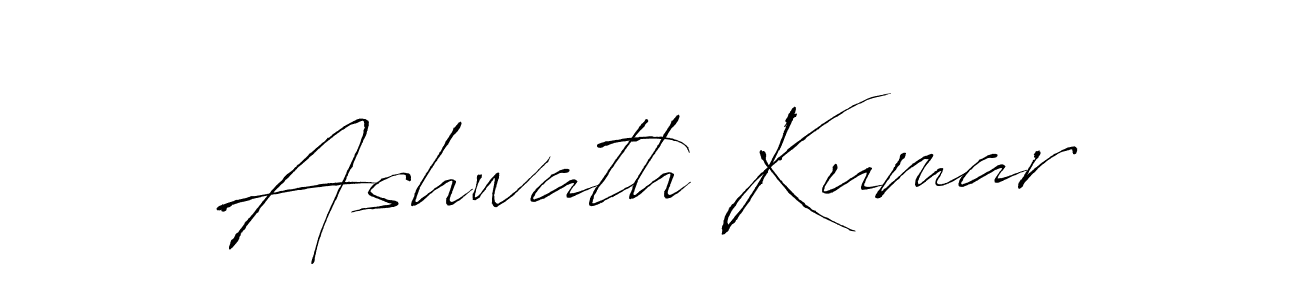 Ashwath Kumar stylish signature style. Best Handwritten Sign (Antro_Vectra) for my name. Handwritten Signature Collection Ideas for my name Ashwath Kumar. Ashwath Kumar signature style 6 images and pictures png