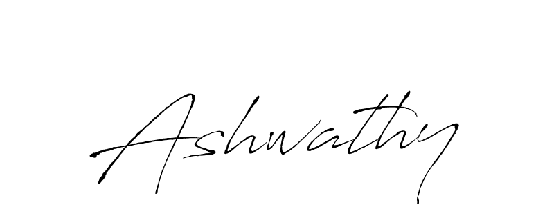 Make a beautiful signature design for name Ashwathy. With this signature (Antro_Vectra) style, you can create a handwritten signature for free. Ashwathy signature style 6 images and pictures png