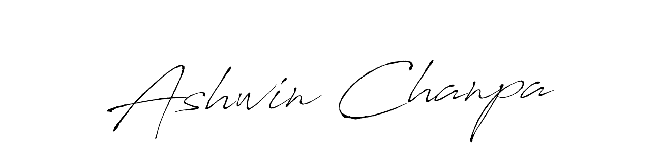Make a beautiful signature design for name Ashwin Chanpa. Use this online signature maker to create a handwritten signature for free. Ashwin Chanpa signature style 6 images and pictures png
