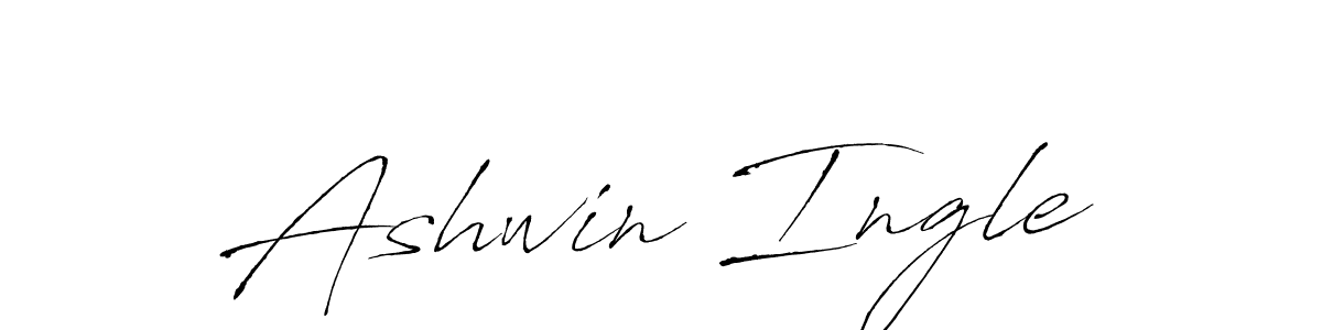 Create a beautiful signature design for name Ashwin Ingle. With this signature (Antro_Vectra) fonts, you can make a handwritten signature for free. Ashwin Ingle signature style 6 images and pictures png