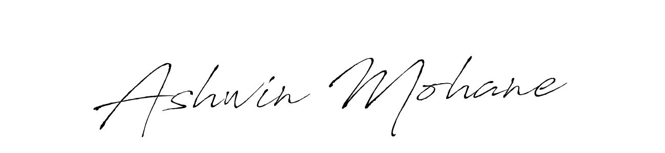 Antro_Vectra is a professional signature style that is perfect for those who want to add a touch of class to their signature. It is also a great choice for those who want to make their signature more unique. Get Ashwin Mohane name to fancy signature for free. Ashwin Mohane signature style 6 images and pictures png