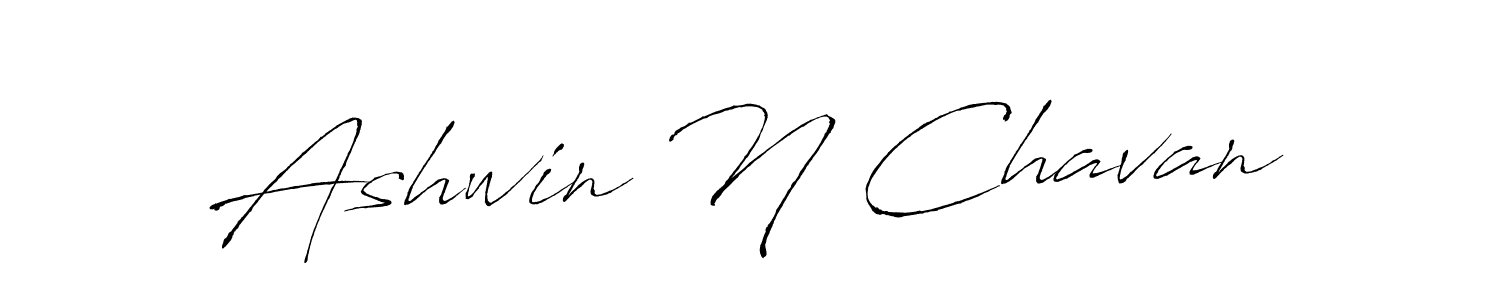 Use a signature maker to create a handwritten signature online. With this signature software, you can design (Antro_Vectra) your own signature for name Ashwin N Chavan. Ashwin N Chavan signature style 6 images and pictures png