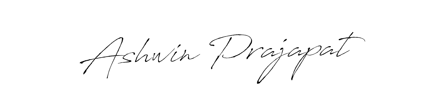Make a beautiful signature design for name Ashwin Prajapat. With this signature (Antro_Vectra) style, you can create a handwritten signature for free. Ashwin Prajapat signature style 6 images and pictures png