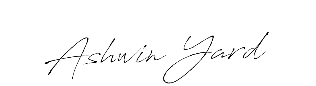 How to Draw Ashwin Yard signature style? Antro_Vectra is a latest design signature styles for name Ashwin Yard. Ashwin Yard signature style 6 images and pictures png