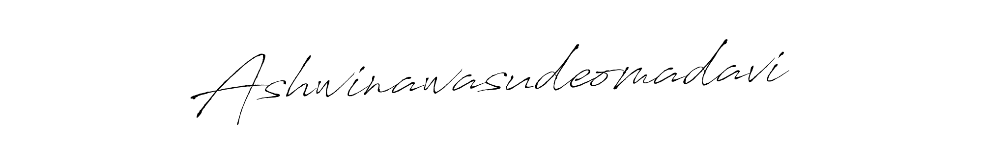 Create a beautiful signature design for name Ashwinawasudeomadavi. With this signature (Antro_Vectra) fonts, you can make a handwritten signature for free. Ashwinawasudeomadavi signature style 6 images and pictures png
