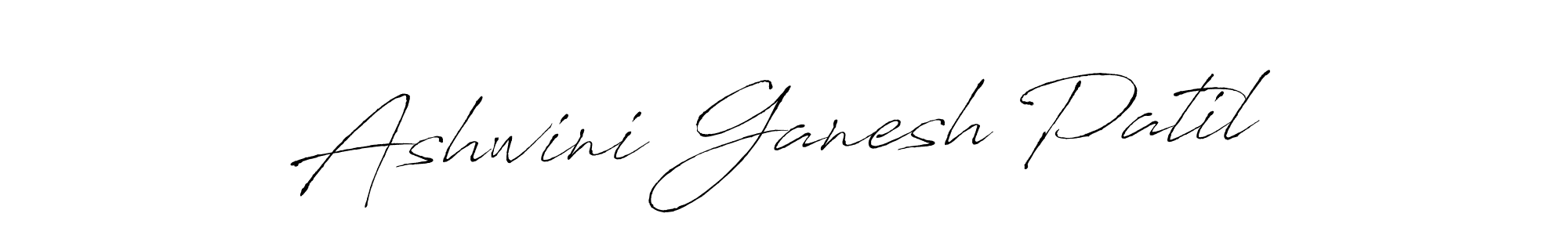 Ashwini Ganesh Patil stylish signature style. Best Handwritten Sign (Antro_Vectra) for my name. Handwritten Signature Collection Ideas for my name Ashwini Ganesh Patil. Ashwini Ganesh Patil signature style 6 images and pictures png