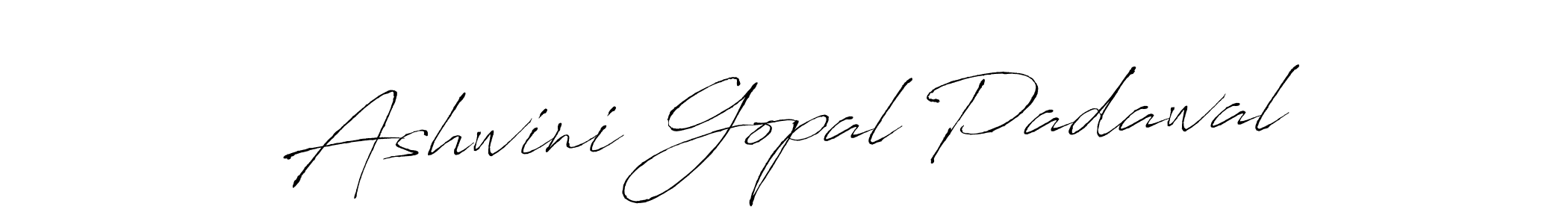 How to make Ashwini Gopal Padawal signature? Antro_Vectra is a professional autograph style. Create handwritten signature for Ashwini Gopal Padawal name. Ashwini Gopal Padawal signature style 6 images and pictures png