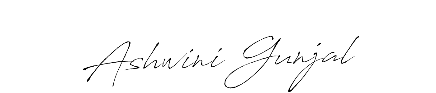 It looks lik you need a new signature style for name Ashwini Gunjal. Design unique handwritten (Antro_Vectra) signature with our free signature maker in just a few clicks. Ashwini Gunjal signature style 6 images and pictures png