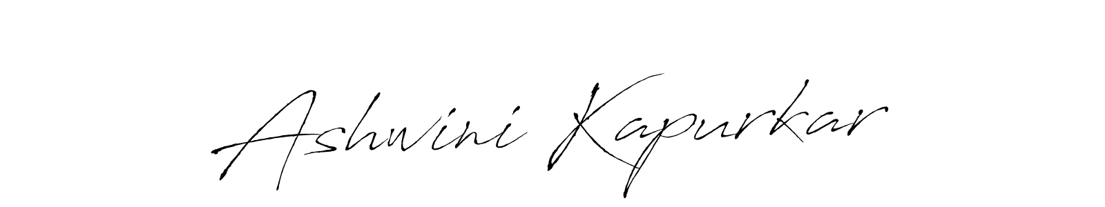 Also we have Ashwini Kapurkar name is the best signature style. Create professional handwritten signature collection using Antro_Vectra autograph style. Ashwini Kapurkar signature style 6 images and pictures png