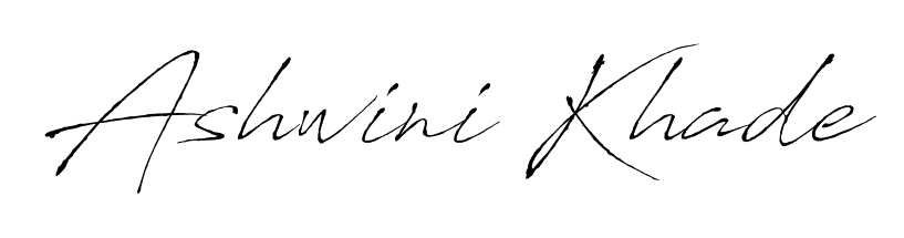 Turn your name Ashwini Khade into a signature brand with Antro_Vectra styling. Download in standard PNG or transparent format anytime. Ashwini Khade signature style 6 images and pictures png