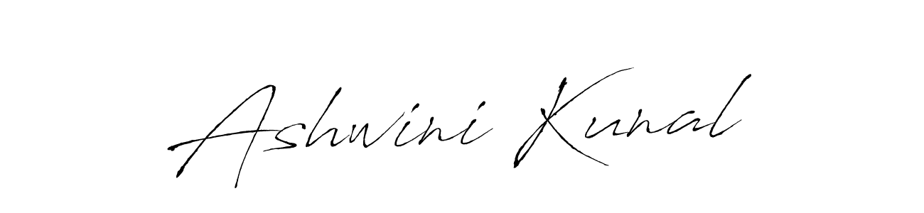 You should practise on your own different ways (Antro_Vectra) to write your name (Ashwini Kunal) in signature. don't let someone else do it for you. Ashwini Kunal signature style 6 images and pictures png