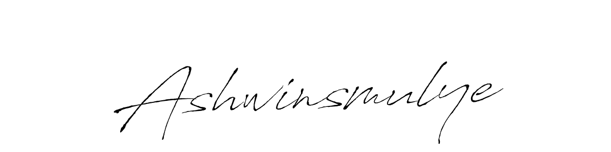 It looks lik you need a new signature style for name Ashwinsmulye. Design unique handwritten (Antro_Vectra) signature with our free signature maker in just a few clicks. Ashwinsmulye signature style 6 images and pictures png