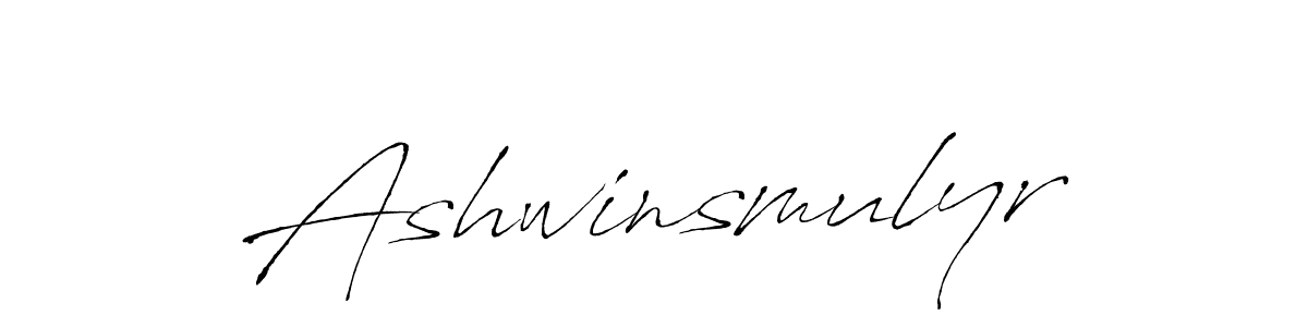 Also You can easily find your signature by using the search form. We will create Ashwinsmulyr name handwritten signature images for you free of cost using Antro_Vectra sign style. Ashwinsmulyr signature style 6 images and pictures png