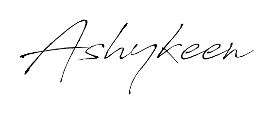 Designed for modern professionals: Ashykeen name signature crafted with Antro_Vectra script. Ready for digital PDF workflows. Ashykeen signature style 6 images and pictures png