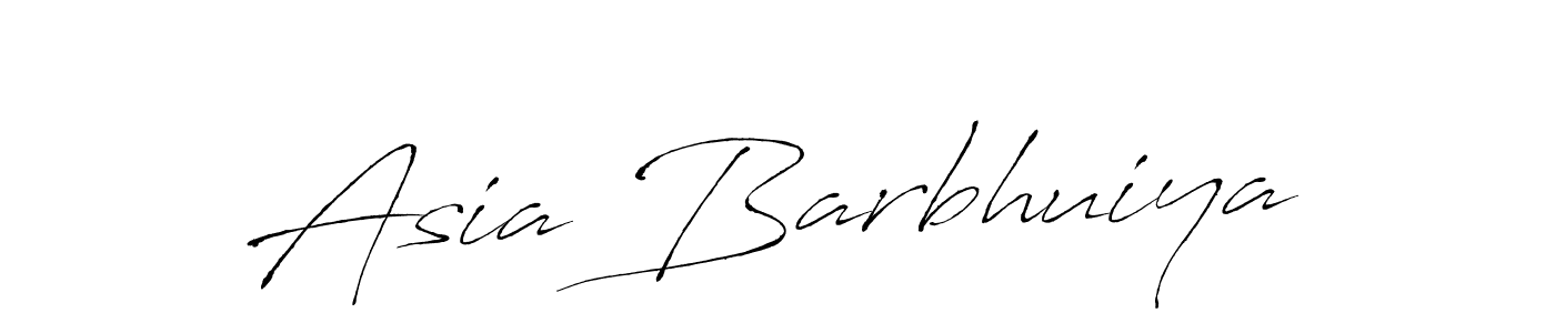 Design your own signature with our free online signature maker. With this signature software, you can create a handwritten (Antro_Vectra) signature for name Asia Barbhuiya. Asia Barbhuiya signature style 6 images and pictures png