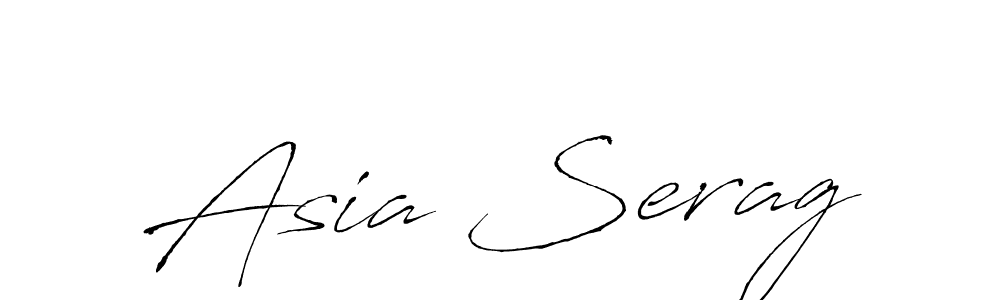 Make a beautiful signature design for name Asia Serag. With this signature (Antro_Vectra) style, you can create a handwritten signature for free. Asia Serag signature style 6 images and pictures png