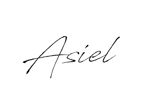 Antro_Vectra is a professional signature style that is perfect for those who want to add a touch of class to their signature. It is also a great choice for those who want to make their signature more unique. Get Asiel name to fancy signature for free. Asiel signature style 6 images and pictures png