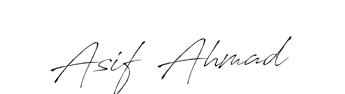 Also we have Asif  Ahmad name is the best signature style. Create professional handwritten signature collection using Antro_Vectra autograph style. Asif  Ahmad signature style 6 images and pictures png