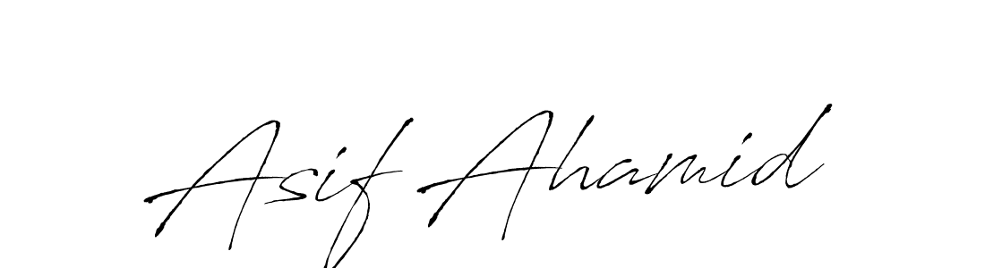 Design your own signature with our free online signature maker. With this signature software, you can create a handwritten (Antro_Vectra) signature for name Asif Ahamid. Asif Ahamid signature style 6 images and pictures png