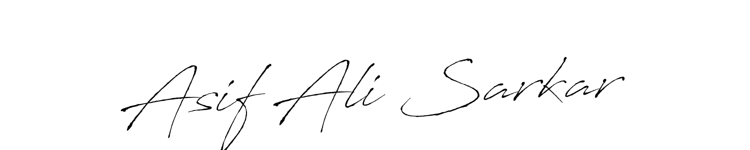 How to make Asif Ali Sarkar name signature. Use Antro_Vectra style for creating short signs online. This is the latest handwritten sign. Asif Ali Sarkar signature style 6 images and pictures png