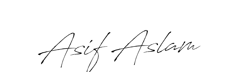 Create a beautiful signature design for name Asif Aslam. With this signature (Antro_Vectra) fonts, you can make a handwritten signature for free. Asif Aslam signature style 6 images and pictures png