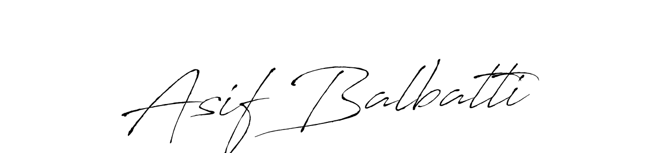 Make a beautiful signature design for name Asif Balbatti. With this signature (Antro_Vectra) style, you can create a handwritten signature for free. Asif Balbatti signature style 6 images and pictures png