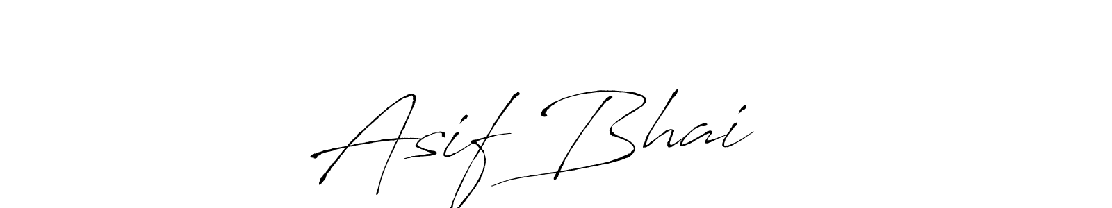 Make a beautiful signature design for name Asif Bhai ❣️. With this signature (Antro_Vectra) style, you can create a handwritten signature for free. Asif Bhai ❣️ signature style 6 images and pictures png