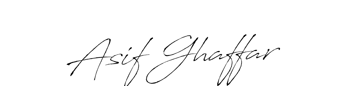 Create a beautiful signature design for name Asif Ghaffar. With this signature (Antro_Vectra) fonts, you can make a handwritten signature for free. Asif Ghaffar signature style 6 images and pictures png