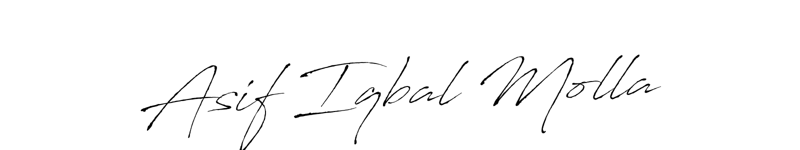 Also we have Asif Iqbal Molla name is the best signature style. Create professional handwritten signature collection using Antro_Vectra autograph style. Asif Iqbal Molla signature style 6 images and pictures png