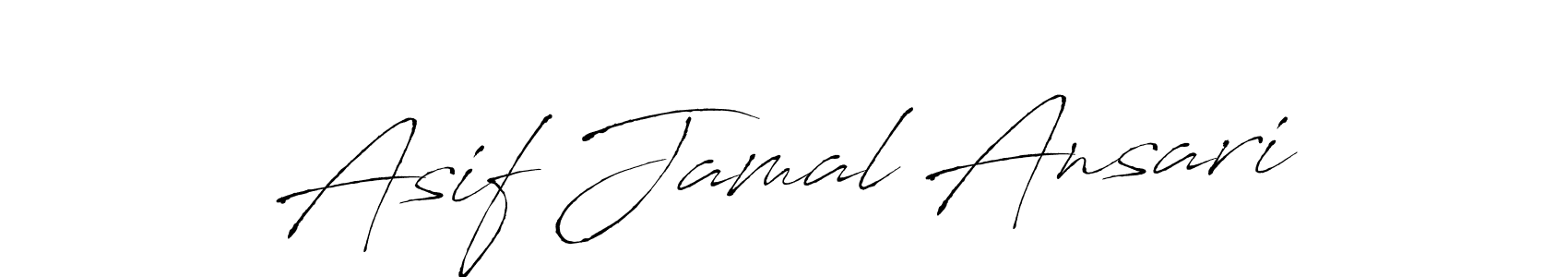 Asif Jamal Ansari stylish signature style. Best Handwritten Sign (Antro_Vectra) for my name. Handwritten Signature Collection Ideas for my name Asif Jamal Ansari. Asif Jamal Ansari signature style 6 images and pictures png