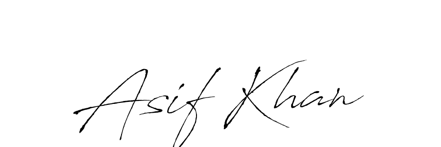 Make a beautiful signature design for name Asif Khan. With this signature (Antro_Vectra) style, you can create a handwritten signature for free. Asif Khan signature style 6 images and pictures png