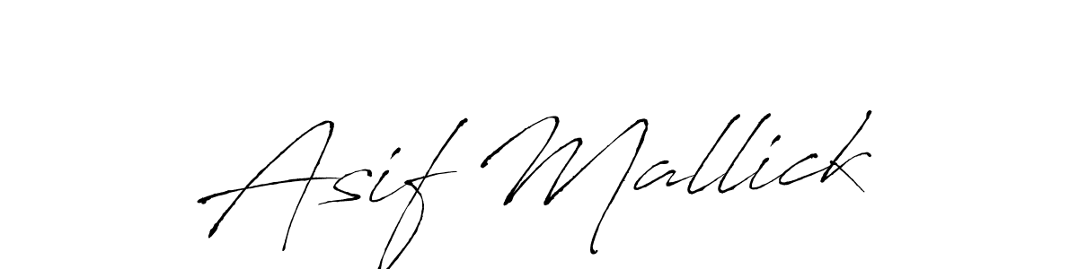 Also we have Asif Mallick name is the best signature style. Create professional handwritten signature collection using Antro_Vectra autograph style. Asif Mallick signature style 6 images and pictures png