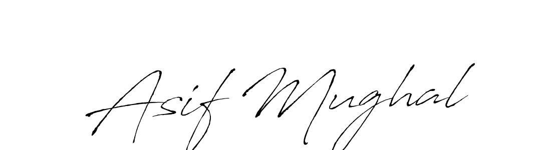 Design your own signature with our free online signature maker. With this signature software, you can create a handwritten (Antro_Vectra) signature for name Asif Mughal. Asif Mughal signature style 6 images and pictures png