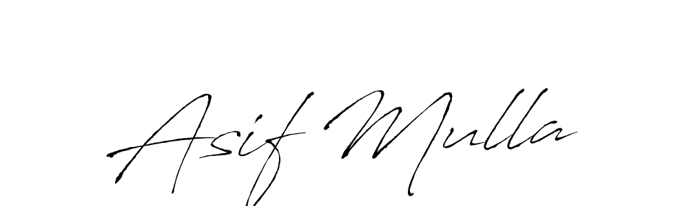 Use a signature maker to create a handwritten signature online. With this signature software, you can design (Antro_Vectra) your own signature for name Asif Mulla. Asif Mulla signature style 6 images and pictures png