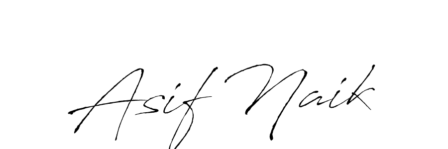 Design your own signature with our free online signature maker. With this signature software, you can create a handwritten (Antro_Vectra) signature for name Asif Naik. Asif Naik signature style 6 images and pictures png