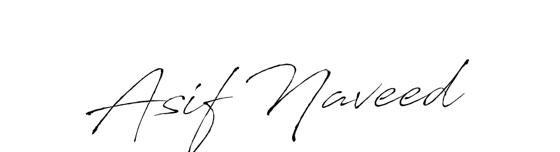 Asif Naveed stylish signature style. Best Handwritten Sign (Antro_Vectra) for my name. Handwritten Signature Collection Ideas for my name Asif Naveed. Asif Naveed signature style 6 images and pictures png