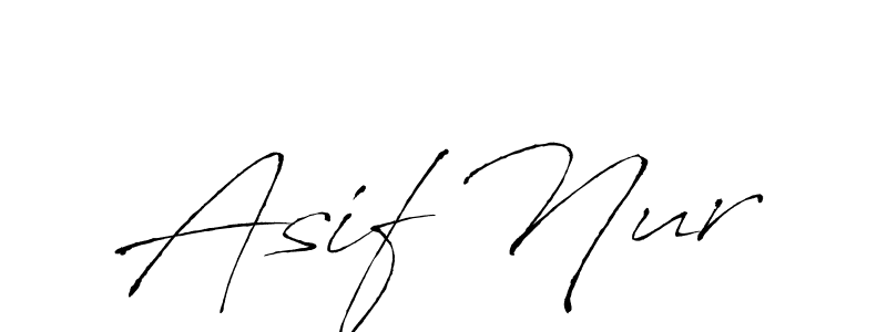 Antro_Vectra is a professional signature style that is perfect for those who want to add a touch of class to their signature. It is also a great choice for those who want to make their signature more unique. Get Asif Nur name to fancy signature for free. Asif Nur signature style 6 images and pictures png