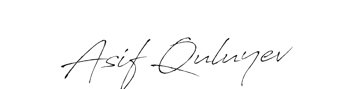 This is the best signature style for the Asif Quluyev name. Also you like these signature font (Antro_Vectra). Mix name signature. Asif Quluyev signature style 6 images and pictures png