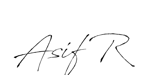 Create a beautiful signature design for name Asif R. With this signature (Antro_Vectra) fonts, you can make a handwritten signature for free. Asif R signature style 6 images and pictures png
