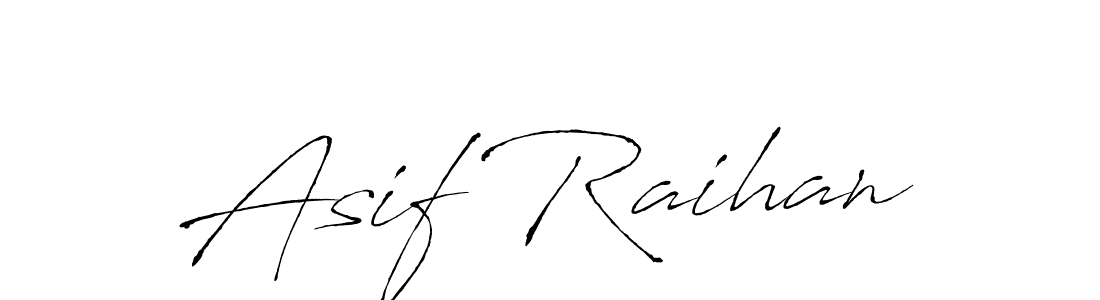 Use a signature maker to create a handwritten signature online. With this signature software, you can design (Antro_Vectra) your own signature for name Asif Raihan. Asif Raihan signature style 6 images and pictures png